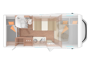 Family Voyager Motorhome layouts